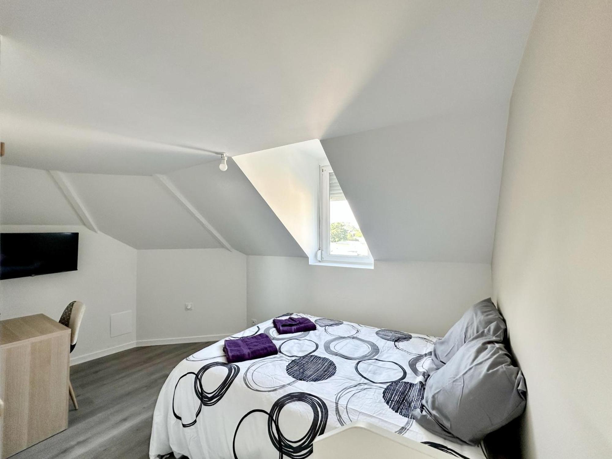 Maison 4 Ch, Ideal Deplacement Pro, Parking, Renove รูออง ภายนอก รูปภาพ